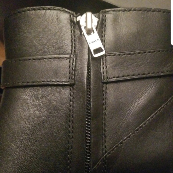 NWB Coach Leather Ankle Boot - Picture 10 of 11